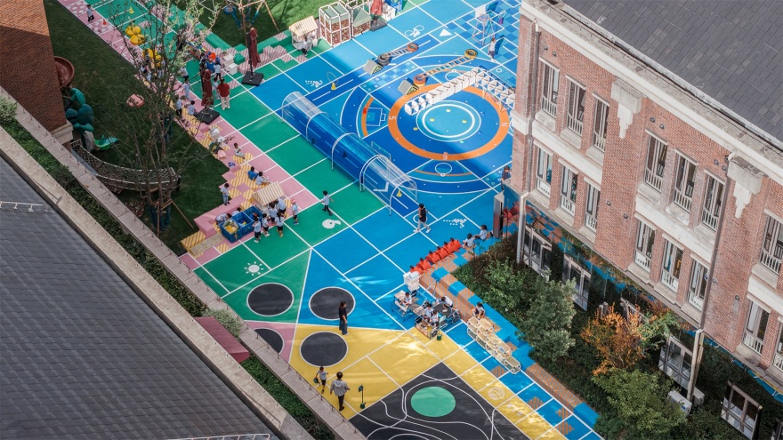 飞行棋幼儿园(上海市徐汇区科技幼儿园文定园景观提升)丨中国上海丨VIA维亚景观-48