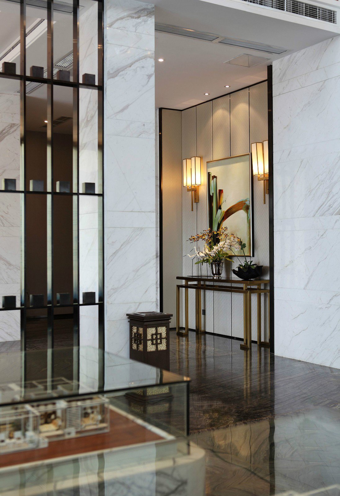 阜阳海亮上府售楼处，栖丞呈现现代欧式设计风-10