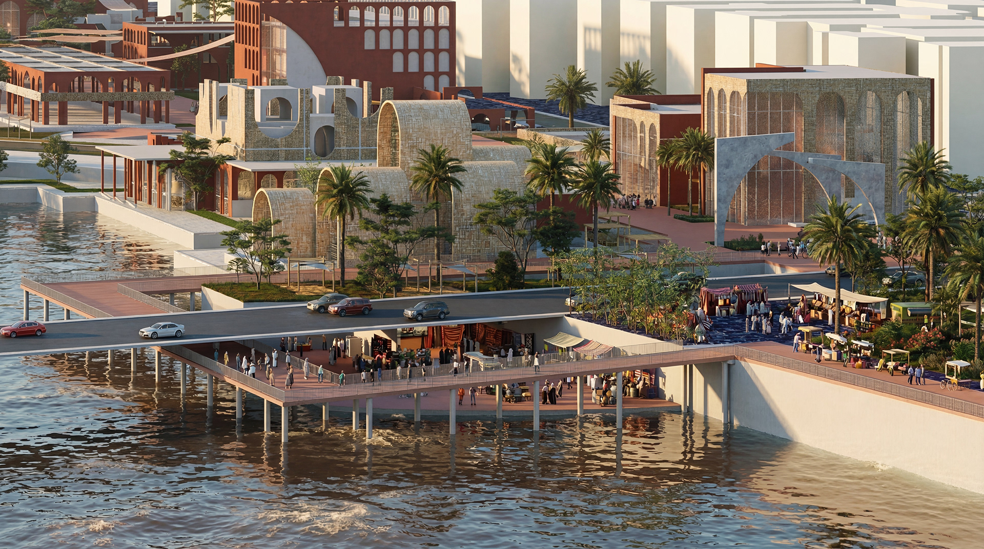 埃尔马尼亚勒城市设计丨开罗大学工程学院建筑系-24