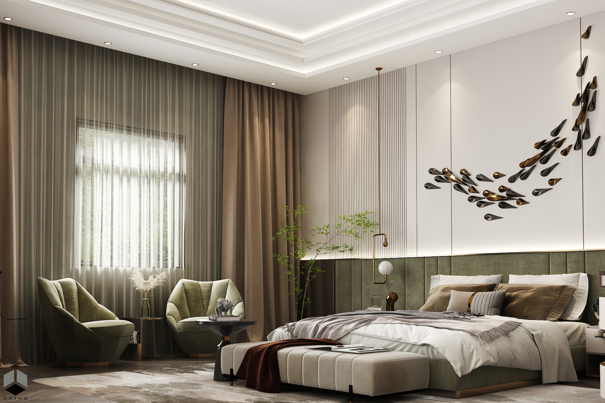 LUXURIOS MASTER BED ROOM & BABY AREA-6