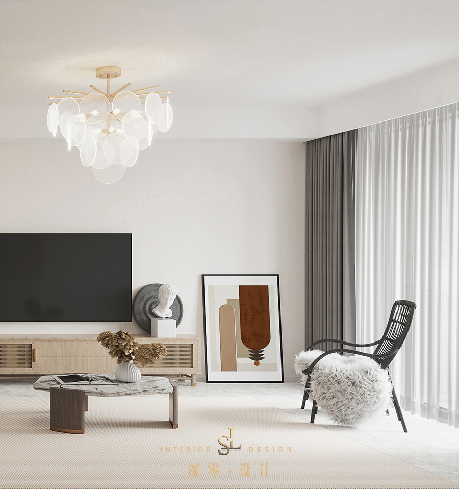 合肥 99㎡北欧婚房,三室两厅多功能设计-38