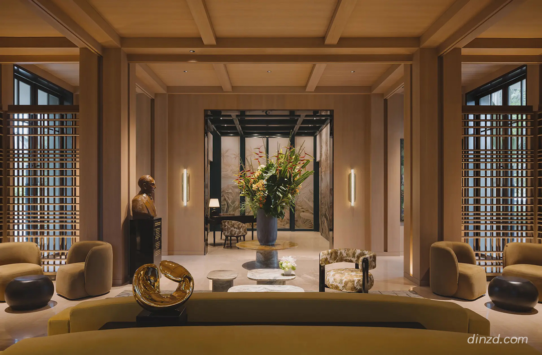 新加坡圣淘沙莱佛士酒店丨Yabu Pushelberg-32