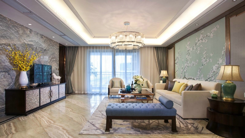 百搭园软装设计  汕头龙光御海阳光15#A1户型-11