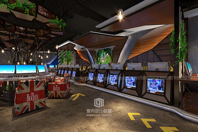 昆明专业网咖装修设计效果图分享 昆明网咖装修设计-7