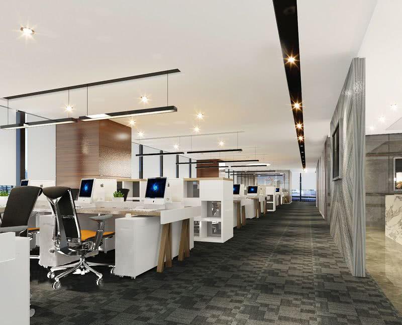 通州万达广场奢华办公室设计，沉稳大气分区明确-15