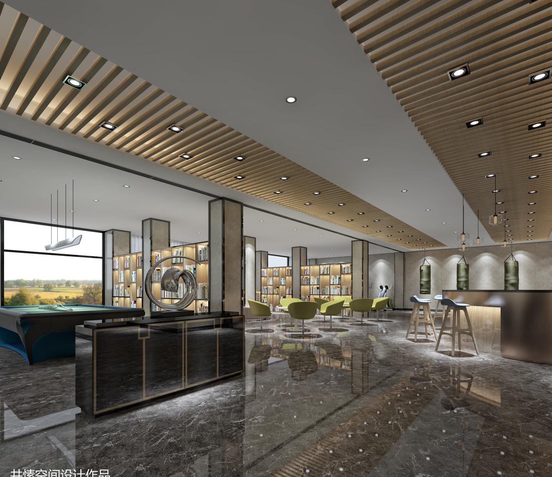 中暨大厦独栋别墅办公空间设计-4