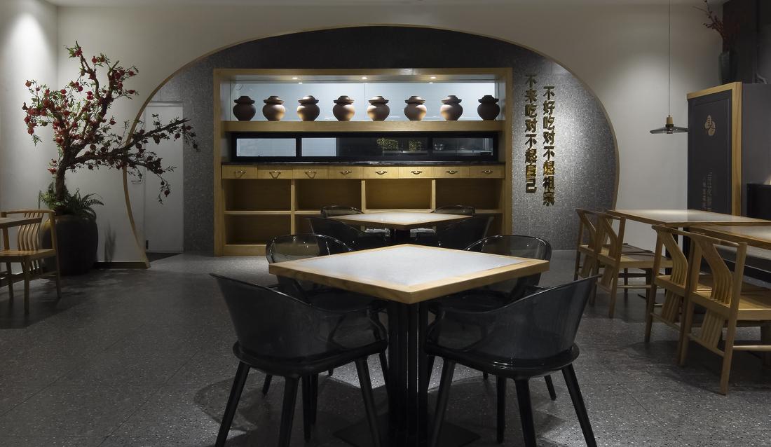 吉造空间设计·就餐区门头平面布置及结构分析-8