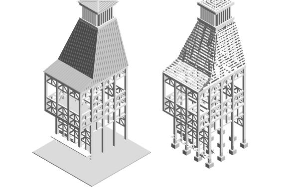 “Маяк Федора”观景平台（“费奥多尔灯塔”观景平台）丨俄罗斯摩尔曼斯克丨叶夫根尼·马卡连科的木制建筑工作室-40