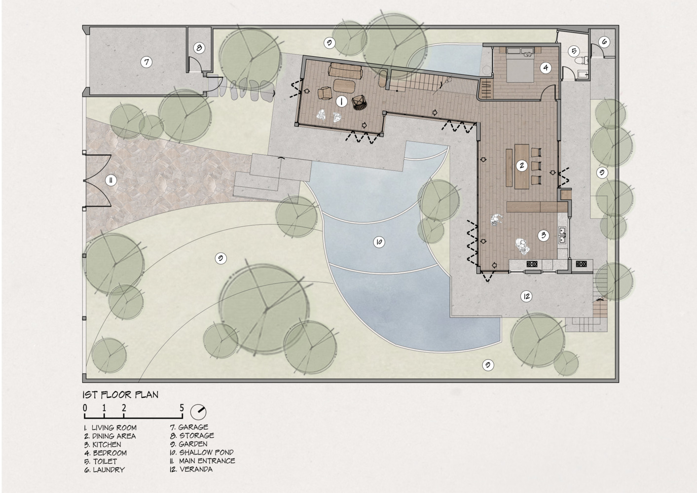 越南别墅 BMT House丨AD9 Architects,K.A Studio-12