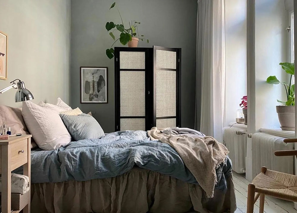 瑞典大胆绿色公寓设计，充满戏剧性魅力-10