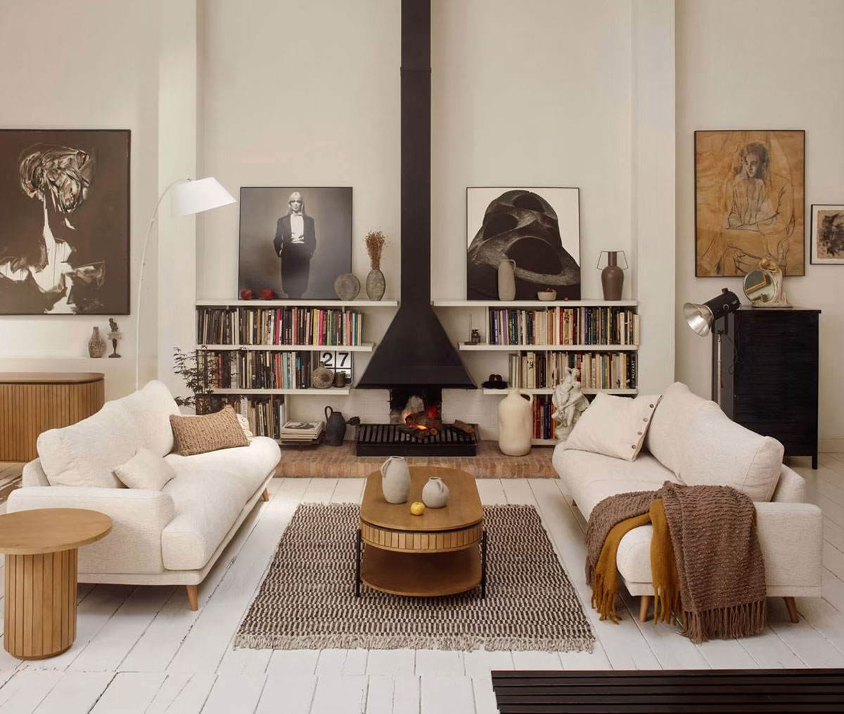 巴塞罗那历史建筑中的时尚秋季家居系列-1