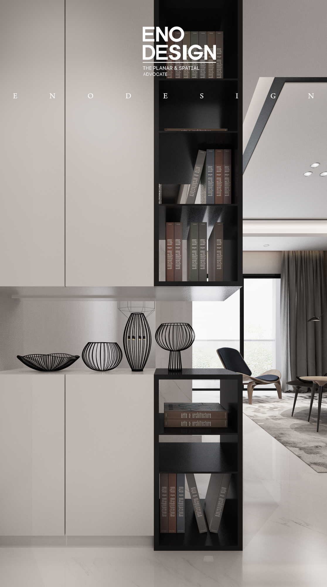 黑白灰的格调 | 突破传统家居设计-8