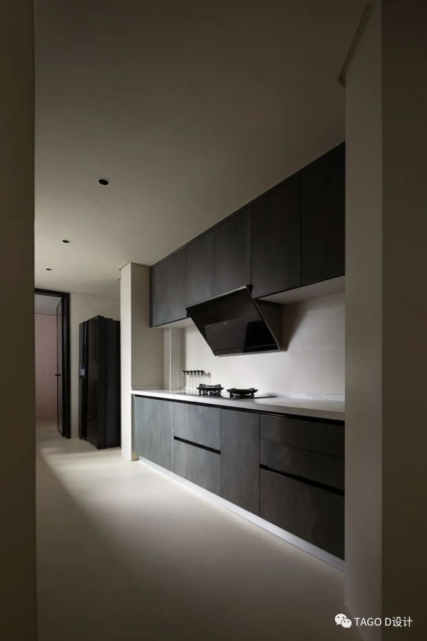 杭州君临天下极简诧寂风格大平层设计丨中国杭州丨浙江天工装饰工程有限公司 TAGO D 设计工作室-45