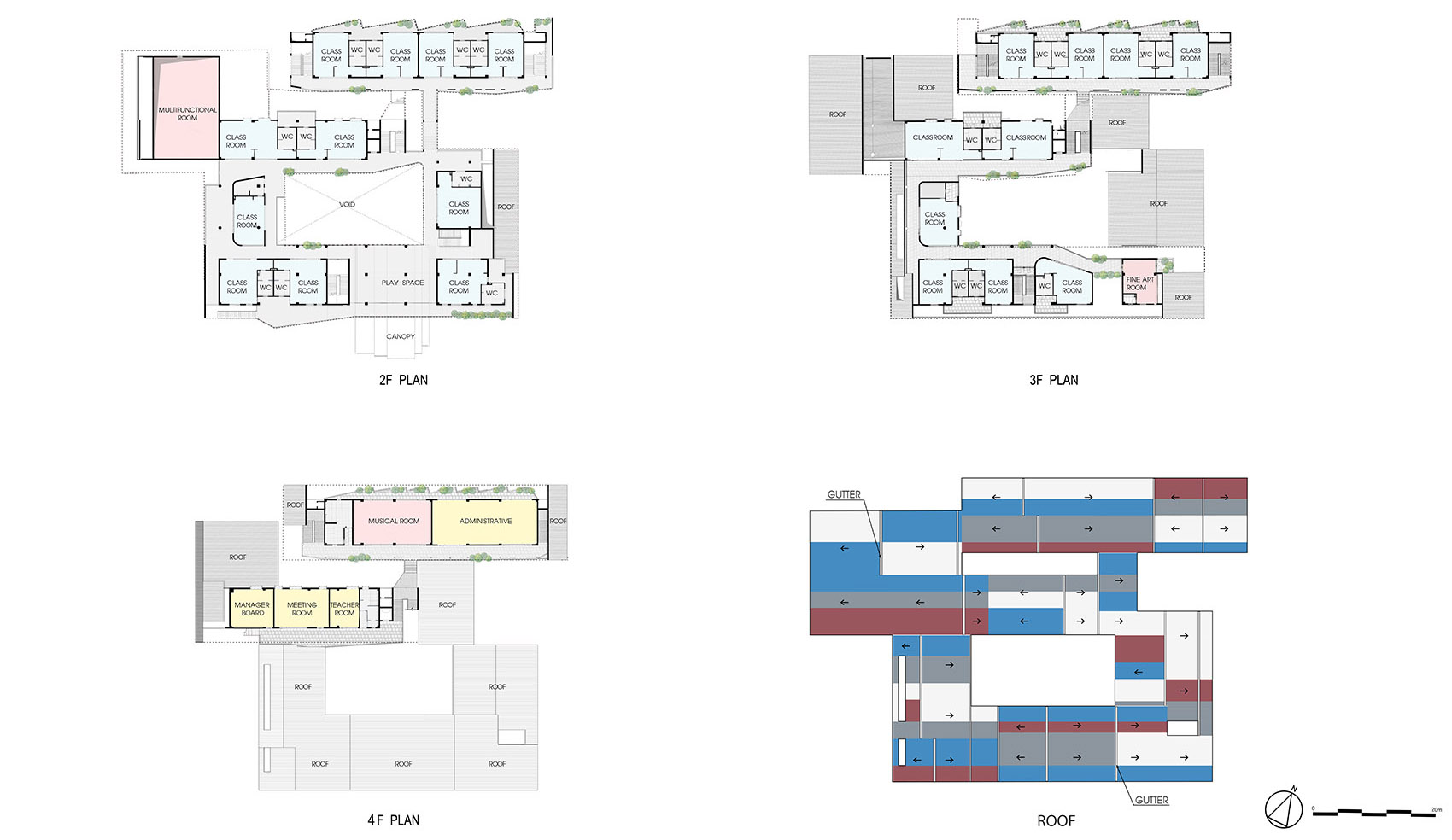 DA HOP校园，越南 / 1+1>2 Architects-54