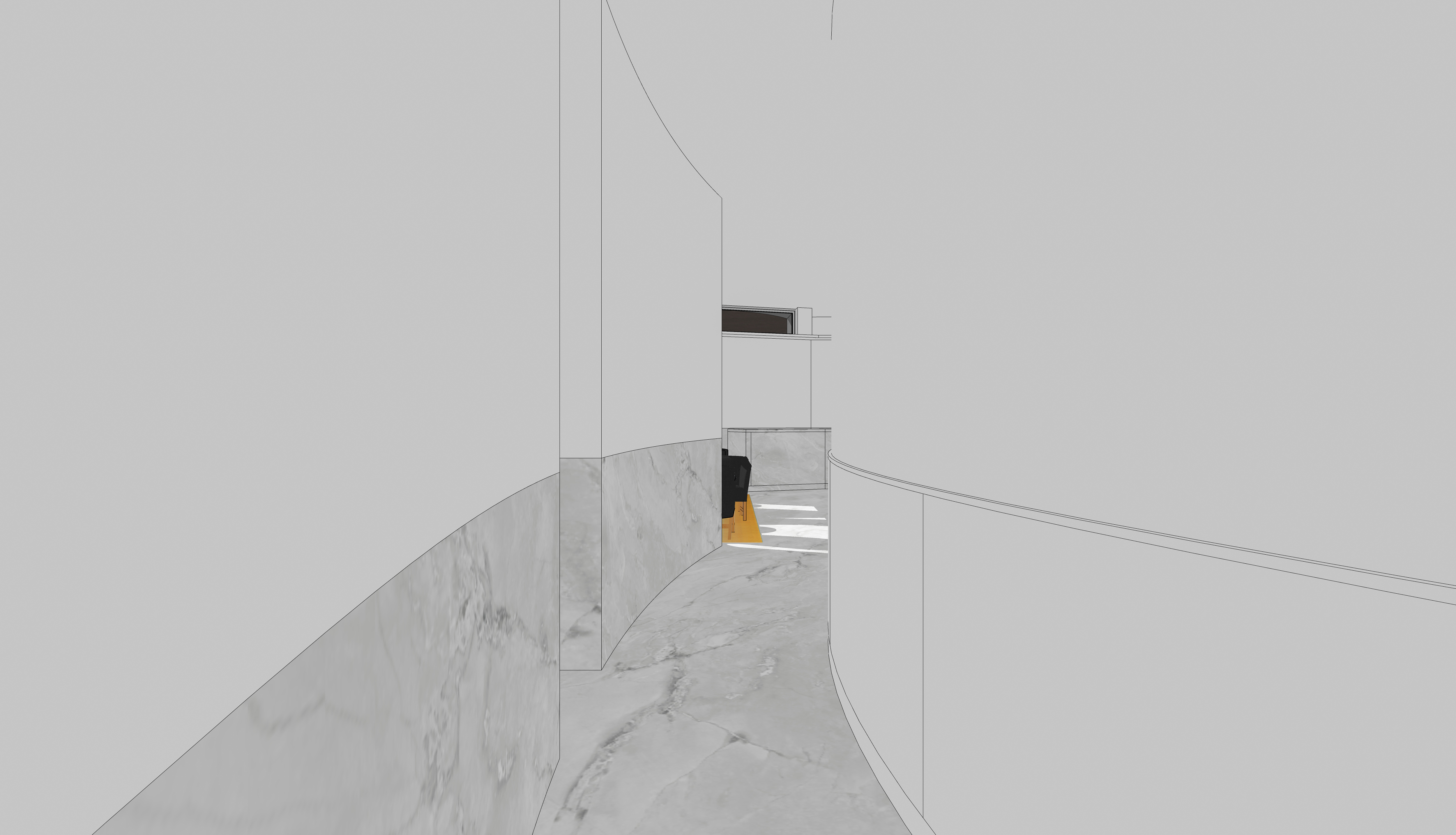 美术培训画室接待厅设计-19