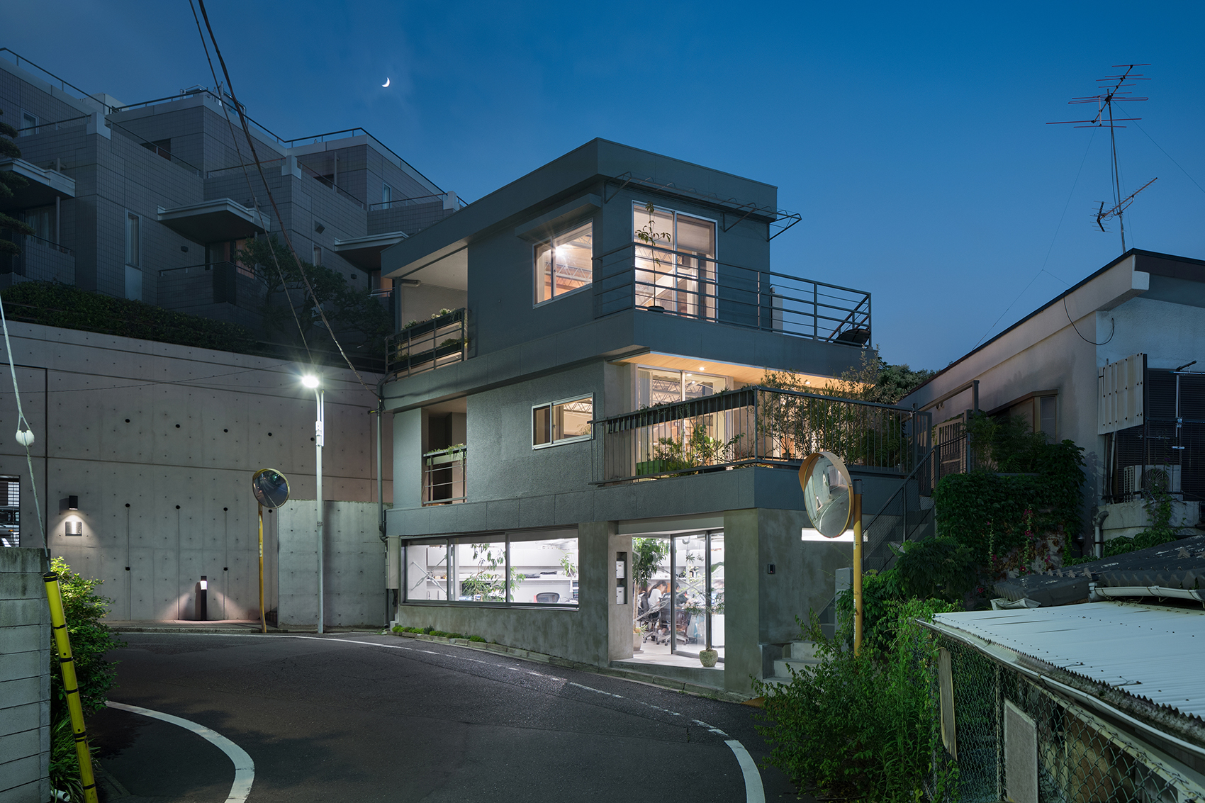 神山町两用建筑，东京 / Puddle + moyadesign-46