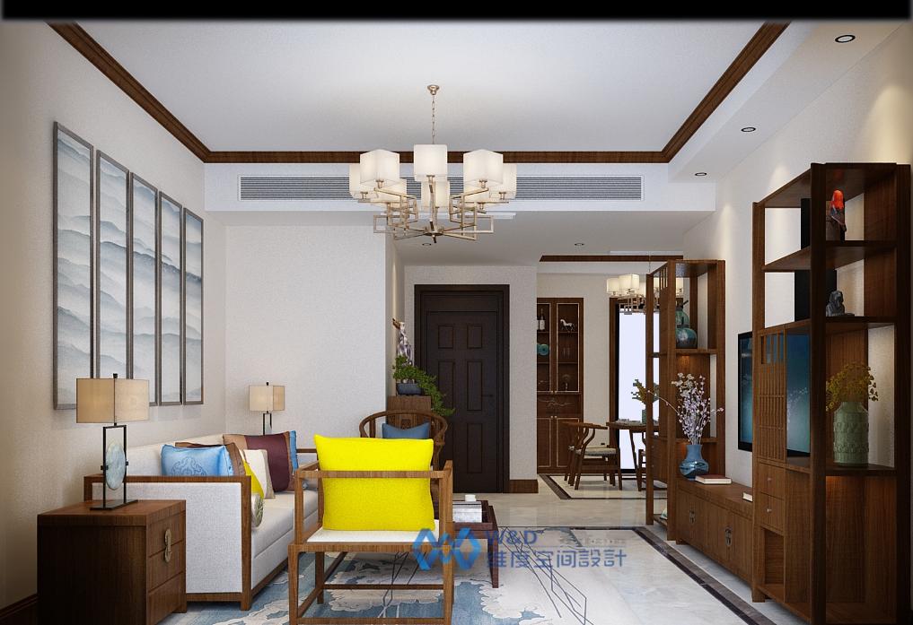 贾天峰丨平层丨
太和国建红郡洋房中式 -1