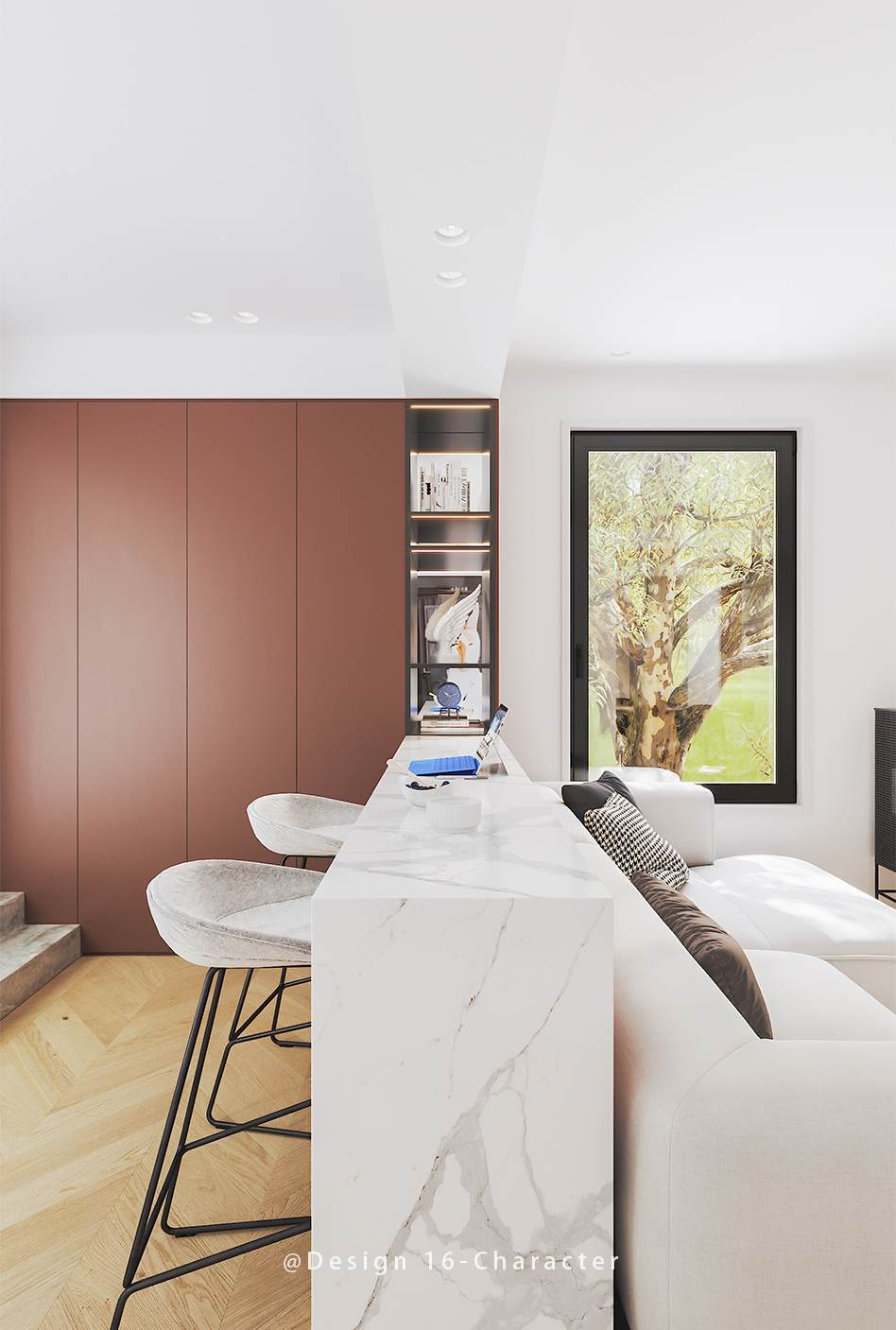 极简红白空间 | 少即是多，热烈与纯洁的碰撞-11