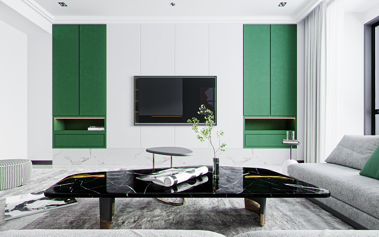 现代别墅设计丨绘感设计-5