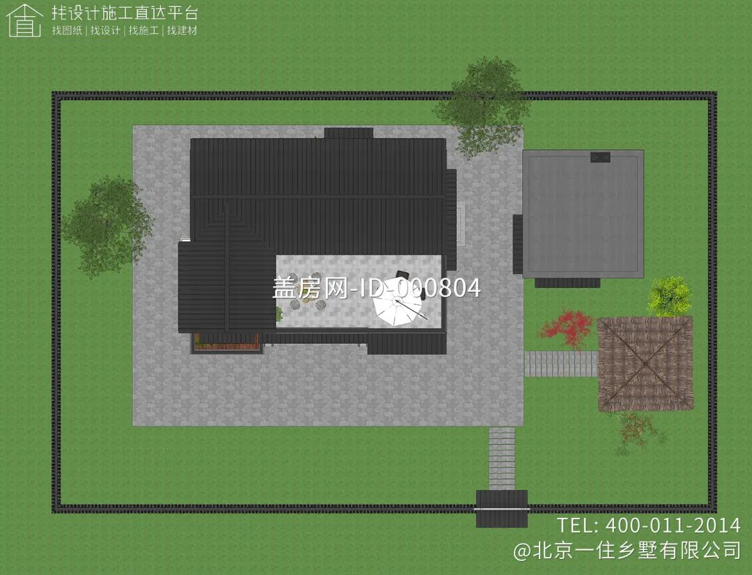【设计师案例】土建参考造价95万，面宽14.4m×进深10.9m湖北宜昌三层新中式别墅-13