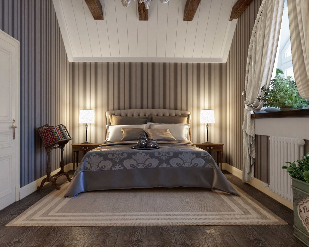 Olga Podgornaja的豪华卧室设计-15