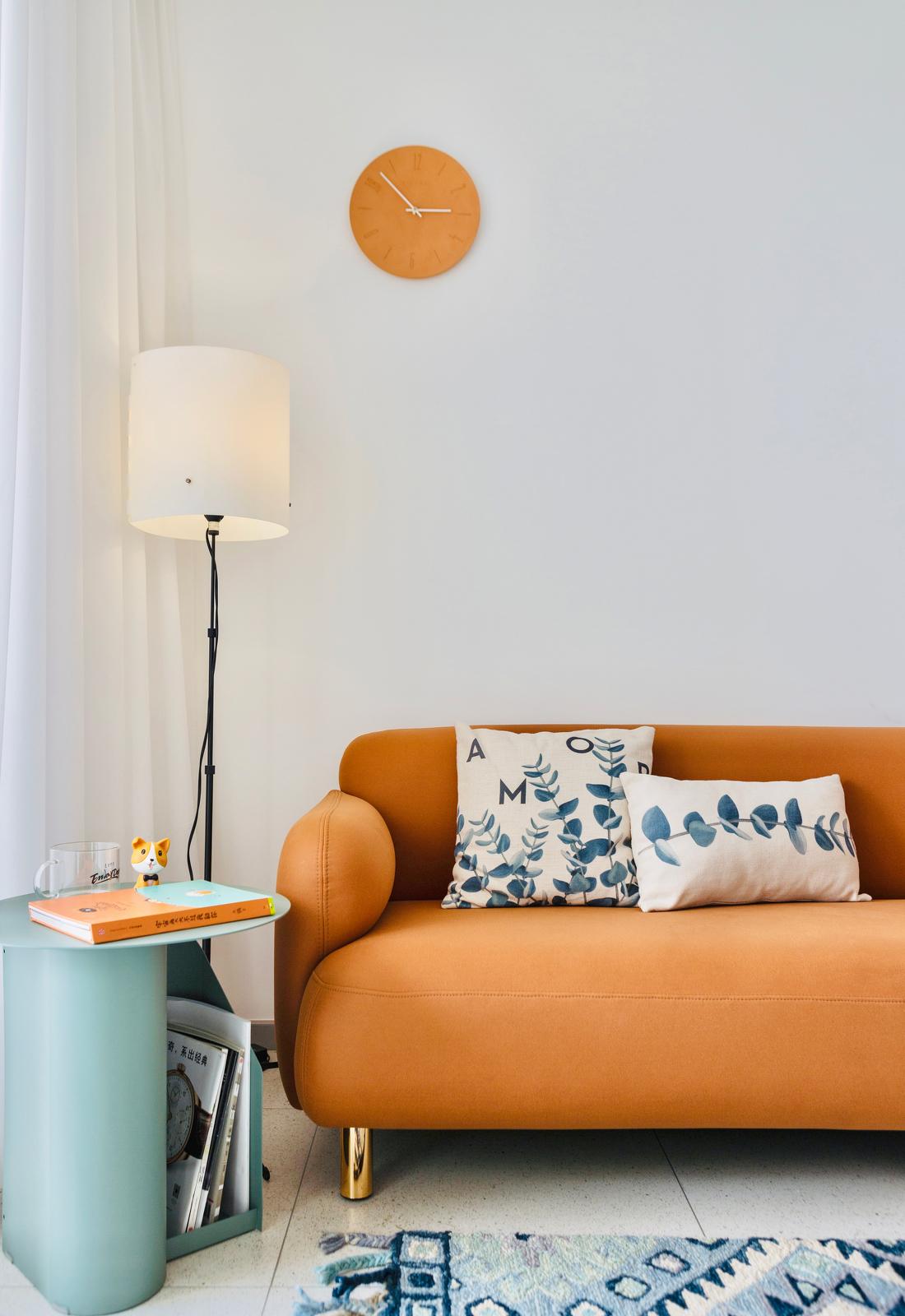 小户型现代简约风设计 | 色彩缤纷,布局巧妙-40