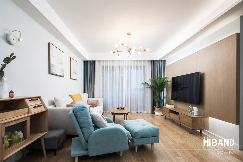 米邦装饰 120㎡北欧风案例解析-1