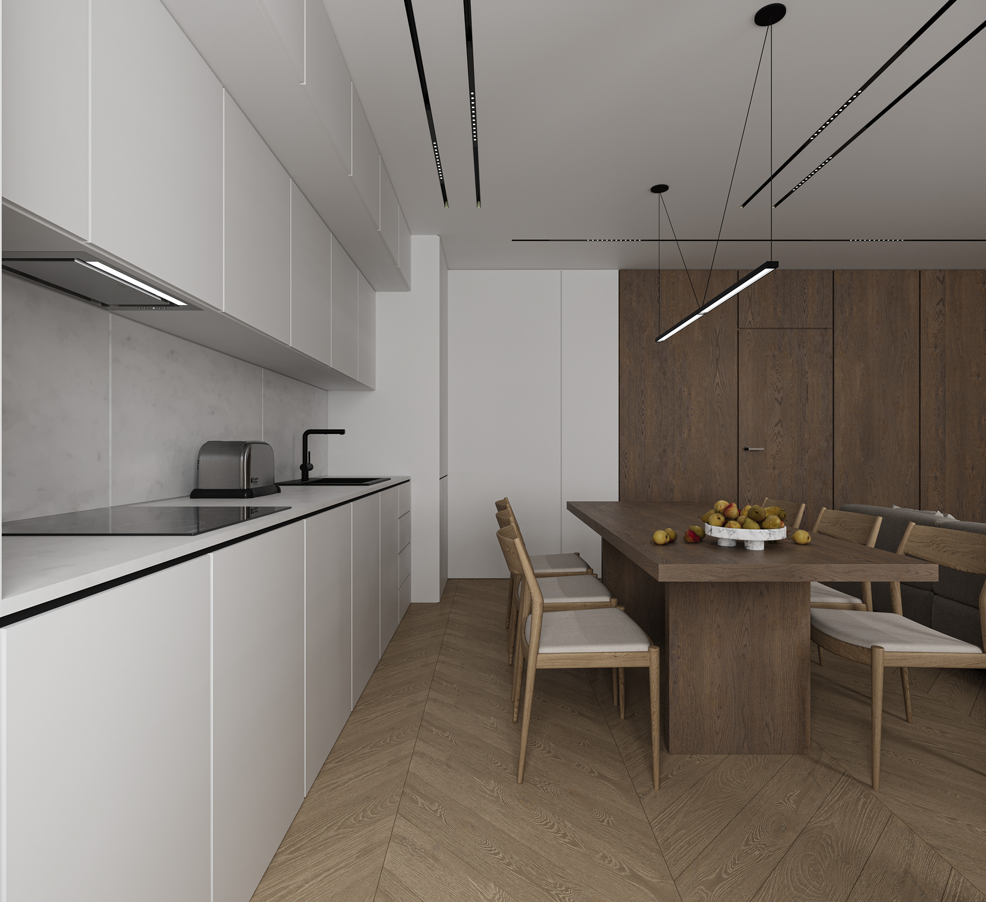 起居厨房两用室丨Artavazd-11