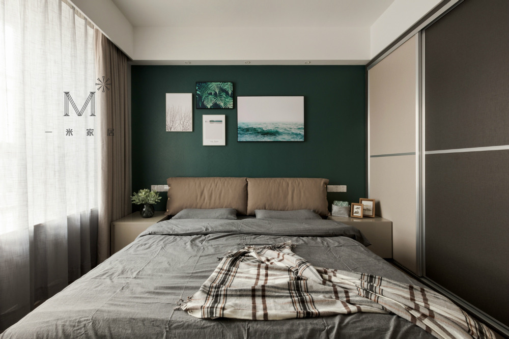 一米家居打造 150㎡现代简约清新空间-14