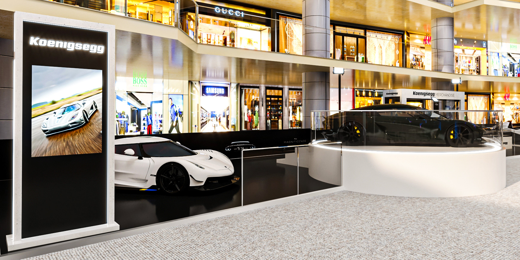 LUXURY CAR EXHIBITION EVENT ATRIUM-5