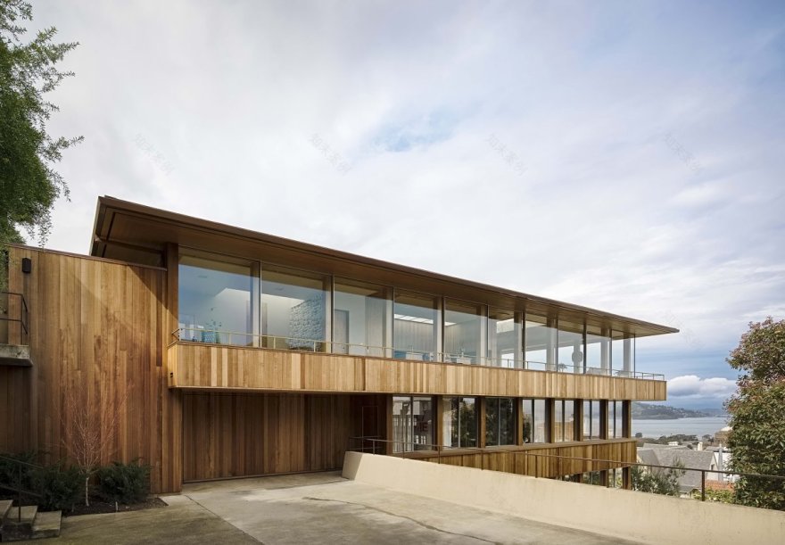 旧金山现代别墅,阳光与自然的和谐融合-2