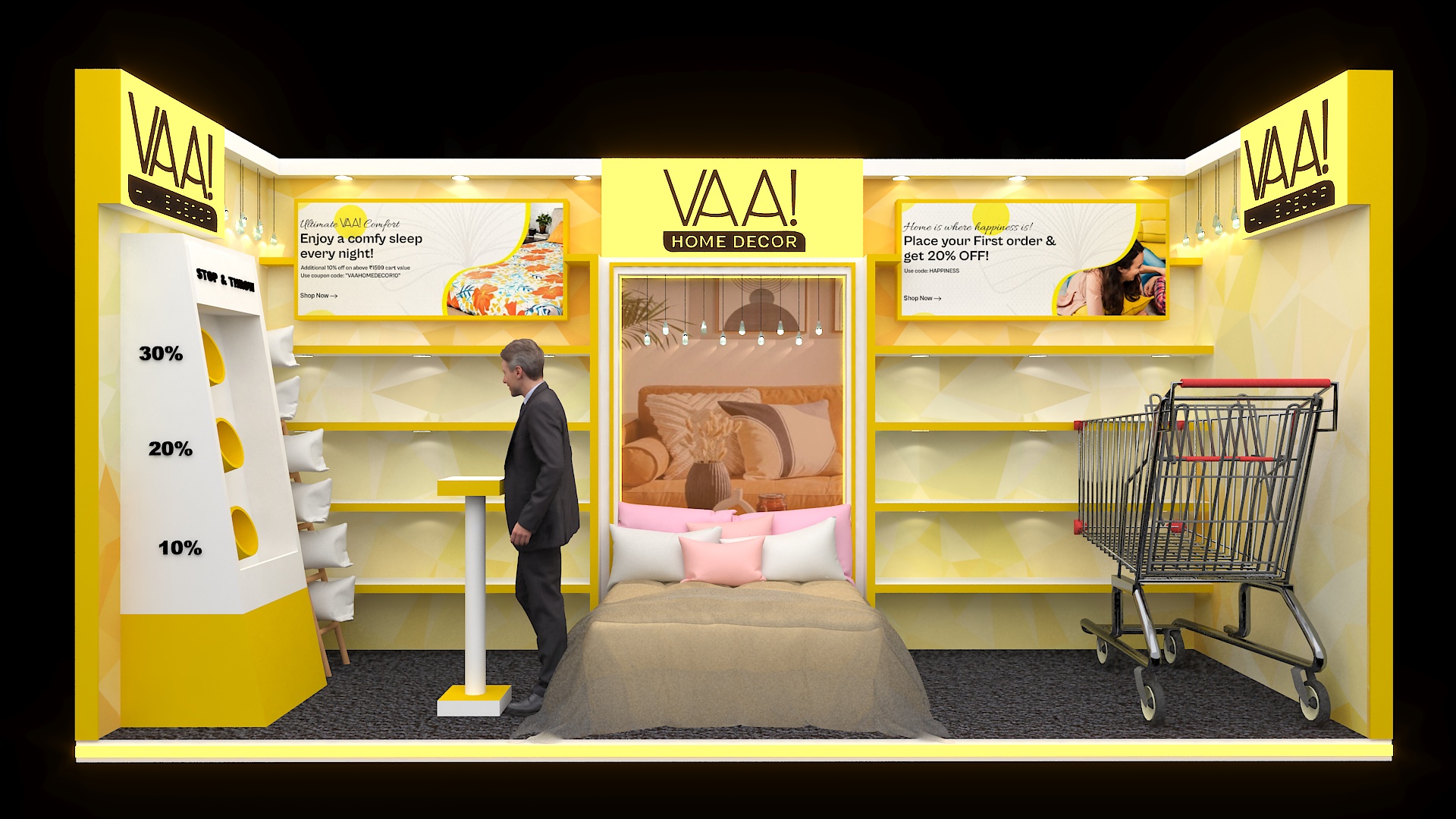 small one side exhibtion stall-5