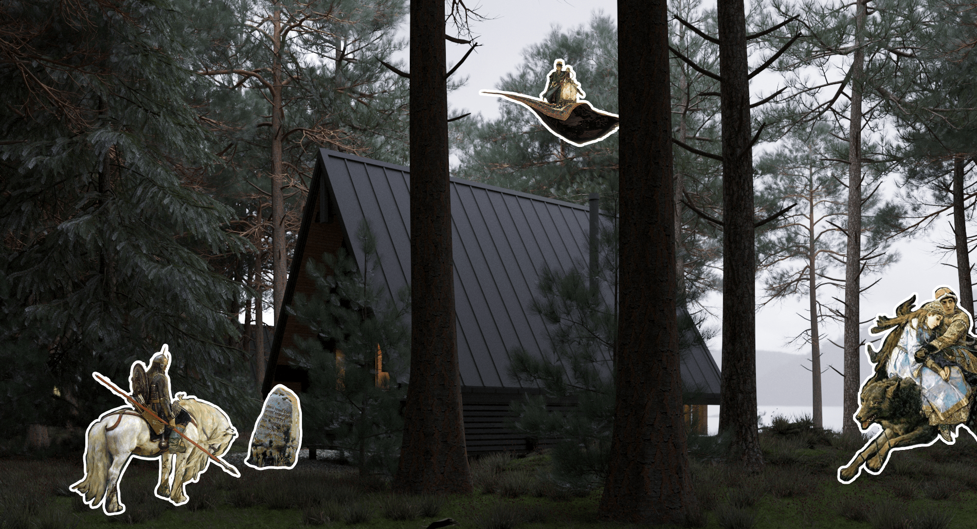 湖畔小屋丨俄罗斯丨Ekaterina Mikhailina-9