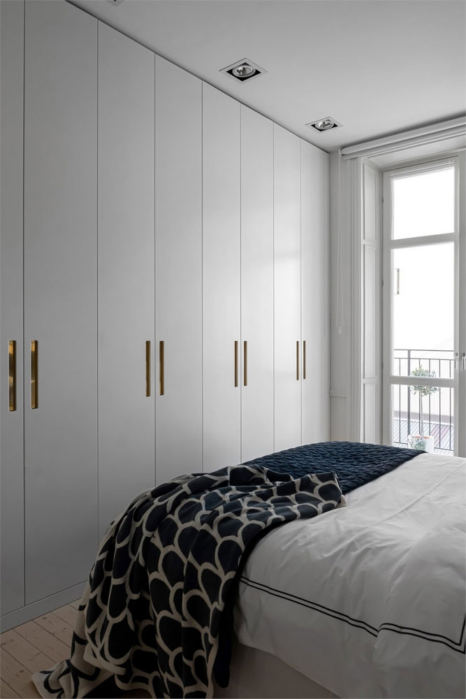 斯德哥尔摩白色砖墙公寓，混搭风格魅力十足-14