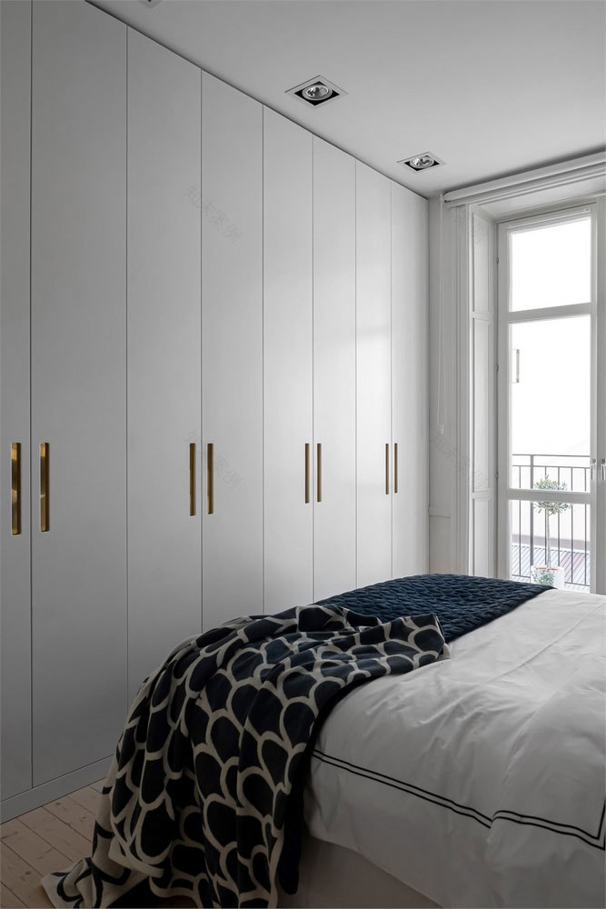 斯德哥尔摩白色砖墙公寓,混搭风格魅力十足-14