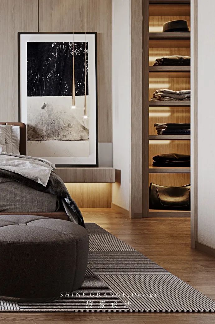 《橙熹设计》90 后业主的通透婚房,自然光与空间的完美融合-43