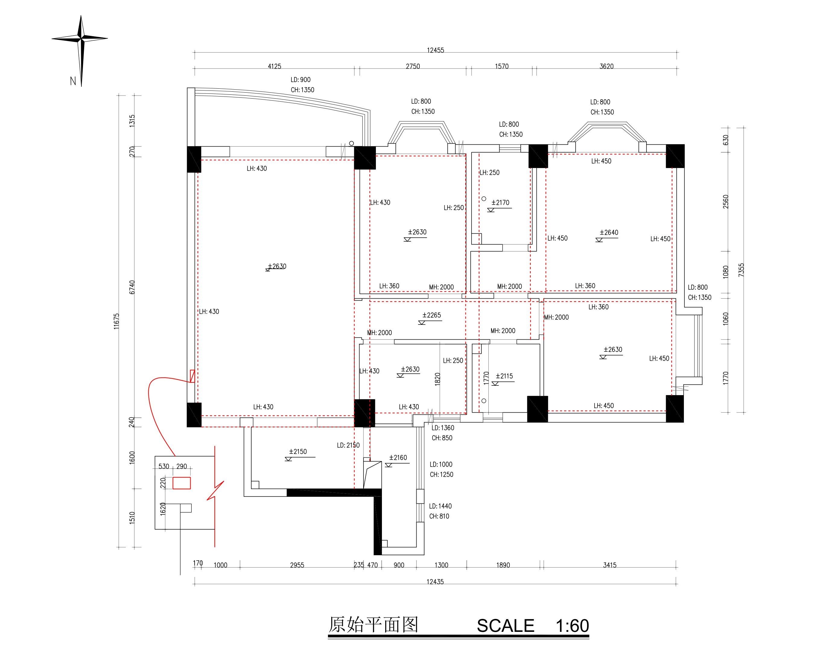 《弥·秘》老钢窗拱形门小复古住宅设计-4