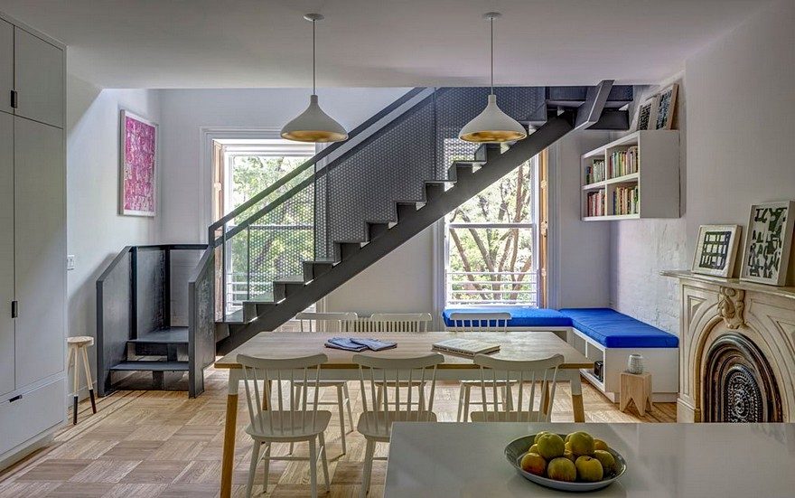 Fort Greene Brownstone House Divided into Three Duplexes for an Extended Family-0