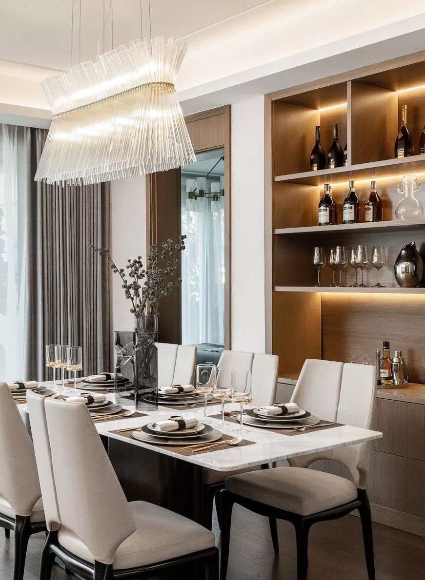 蒂芙尼蓝++ 山茶白，双色公寓演绎高品质生活-37