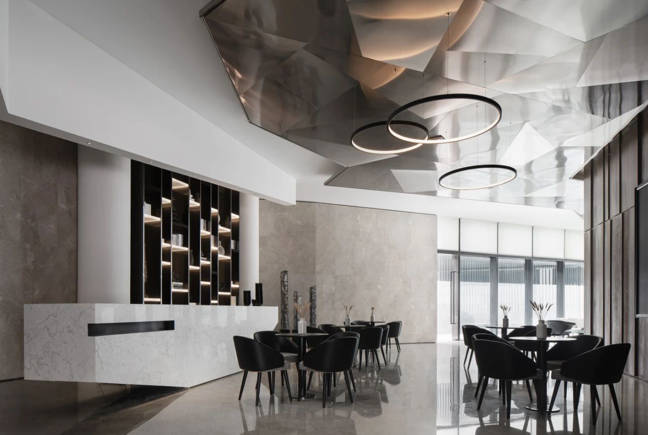 长沙屿大堂·公区,印湘江·印江雅居售楼部X印湘江入户大堂丨中国长沙丨水木言设计机构-52