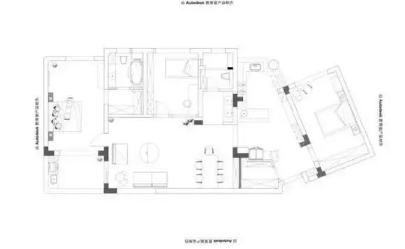 140㎡开放式空间，衣帽间、储物间一应俱全，逆天设计让家翻倍-58
