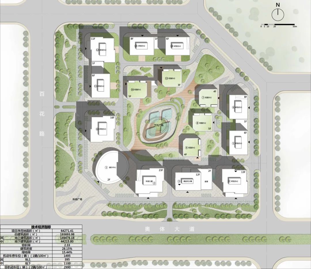 黄石科创中心丨中国黄石丨中电光谷建筑设计院-35