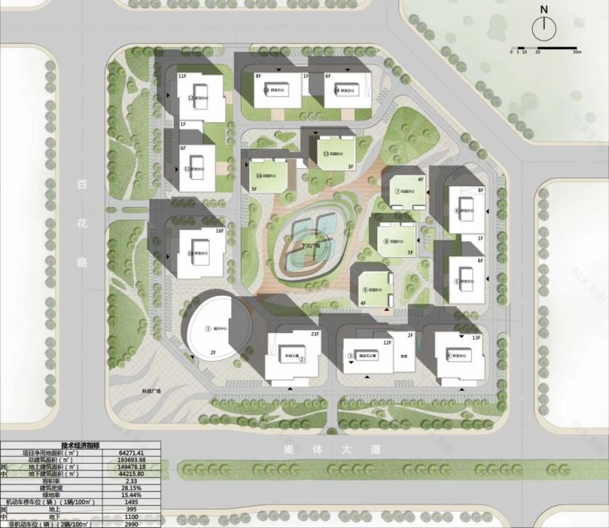 黄石科创中心丨中国黄石丨中电光谷建筑设计院-35