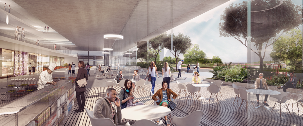 佛罗里达湖景水上漂浮广场设计-13