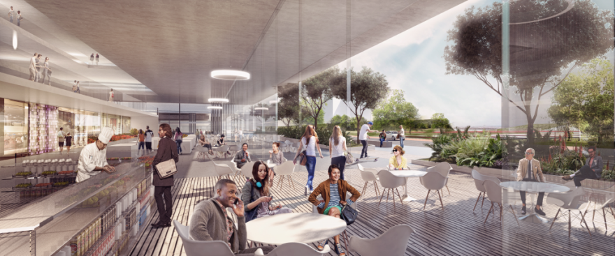 佛罗里达湖景水上漂浮广场设计-13