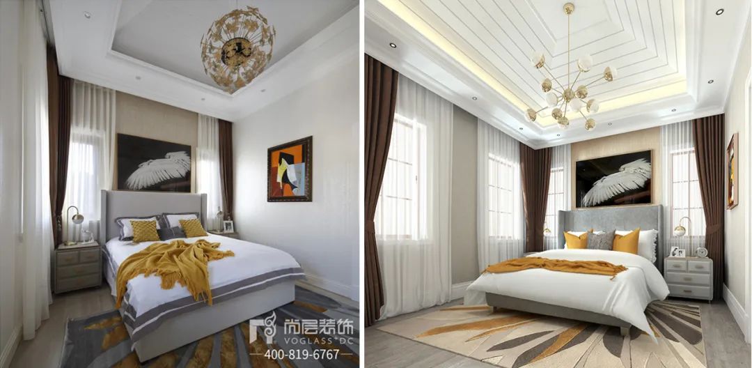 不输「李子柒的后院」！540㎡美式轻奢别墅设计，休闲舒适-88