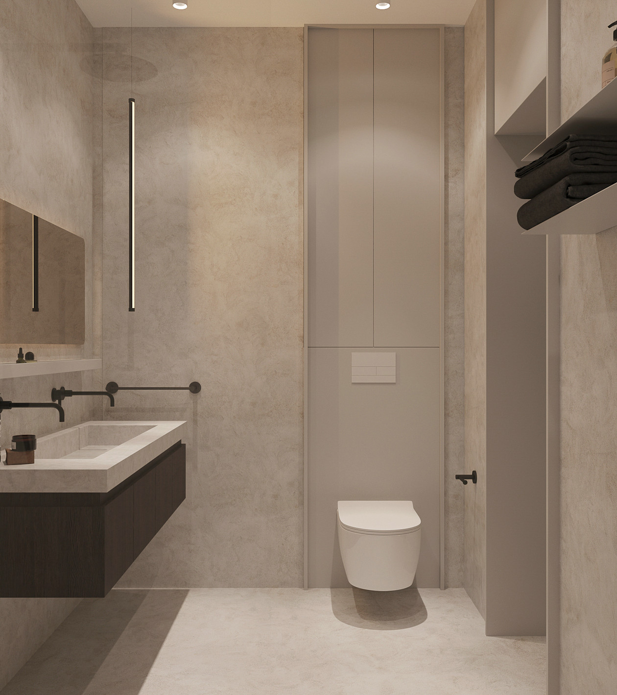 103㎡简约风公寓设计-15