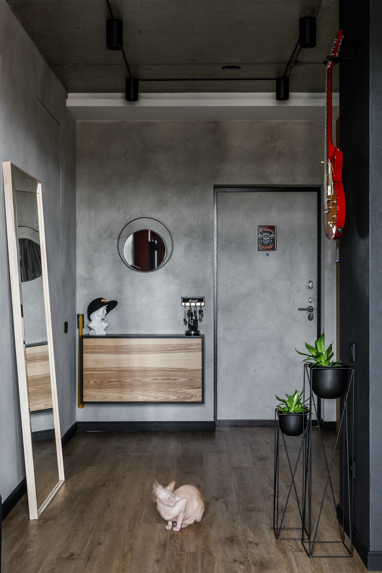 充满阳刚之气的单间公寓-12