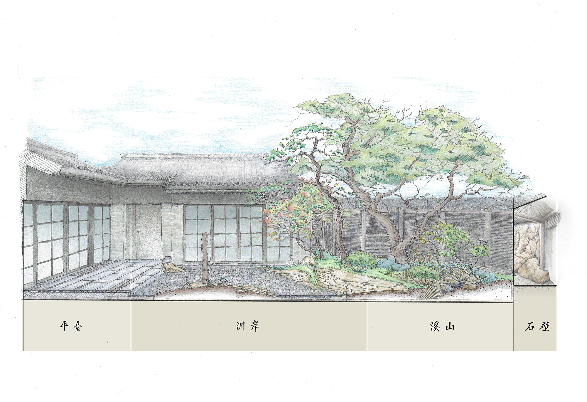 悉昙酒店部分庭院及公区设计丨丈山造园设计事务所-17