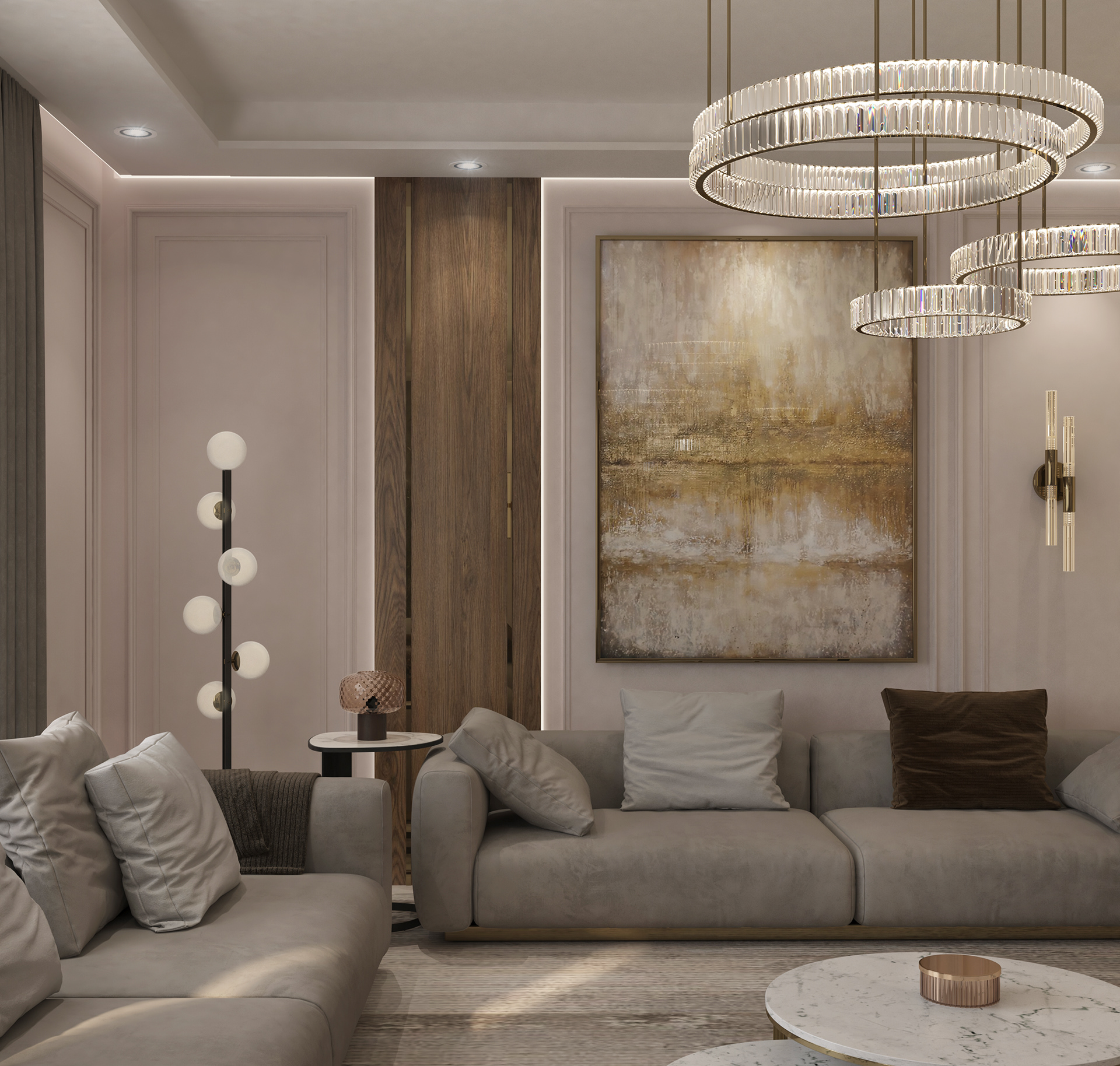 带有开放式厨房的议会厅-7